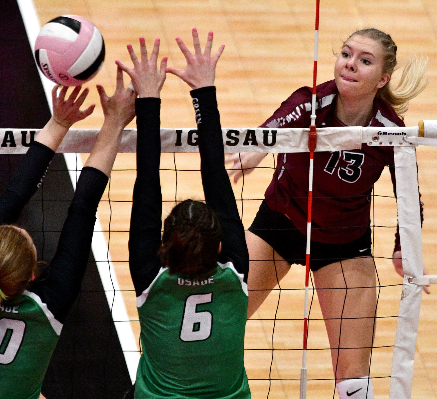 Western Christian vs Osage state volleyball